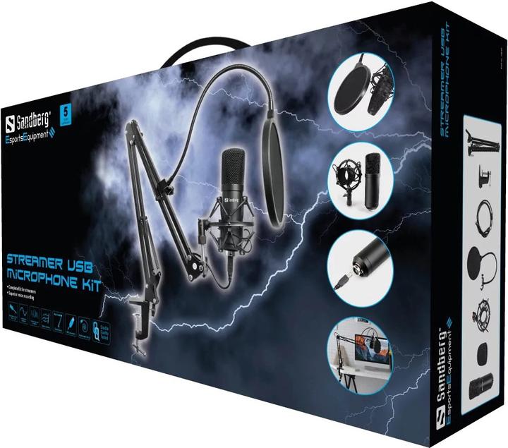 Image du produit Sandberg Kit microphone USB Streamer