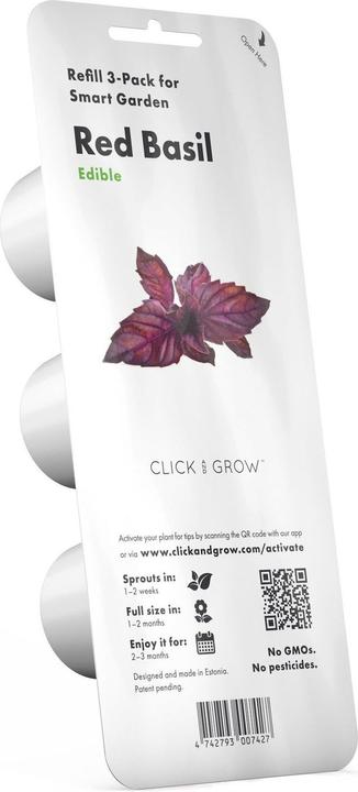 Produktbild Click and Grow Roter Basilikum (Kräutersamen)