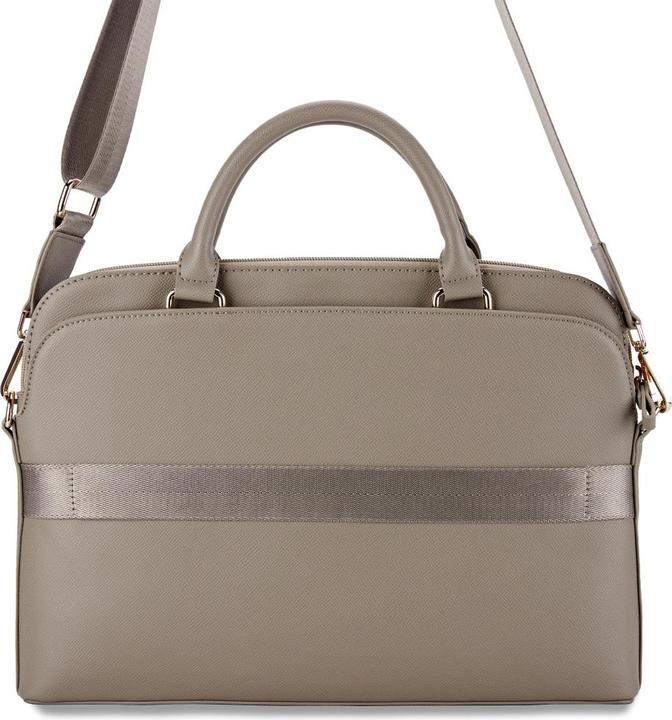 Productafbeelding Guess PU Grained Triangle Logo Computer Bag 15/16 - brown (15")