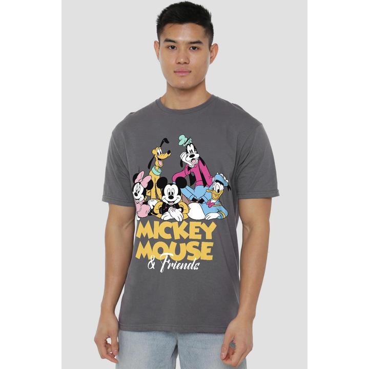 Actual product image Disney Mens Mickey Mouse Friends T-Shirt (L)