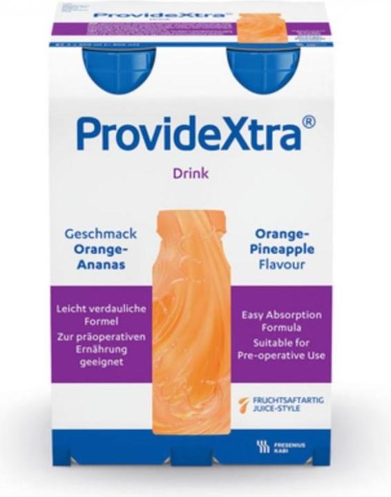 Produktbild Provide Xtra Drink Orange Ananas (4x200ml) (4 Stück, Flüssigkeit, 1002 g)