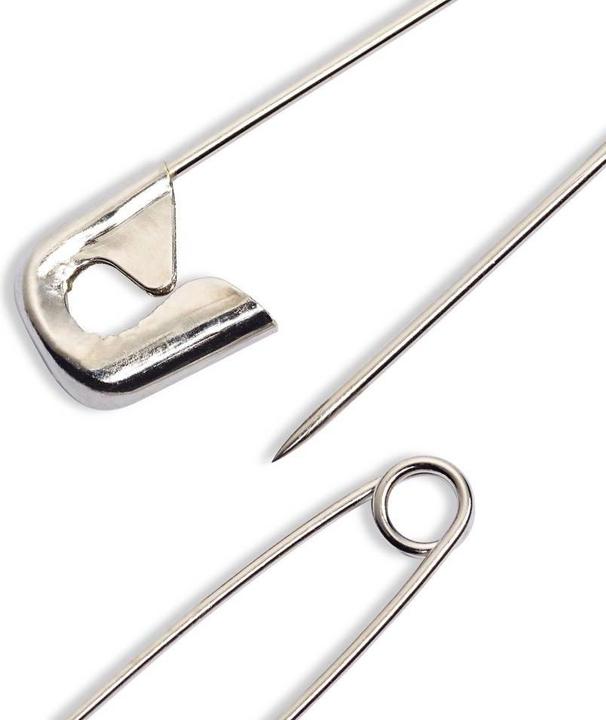 Produktbild Prym Sicherheitsnadeln Stahl, silber Nr. 1, 34 mm, Karton 1'000 Stk
