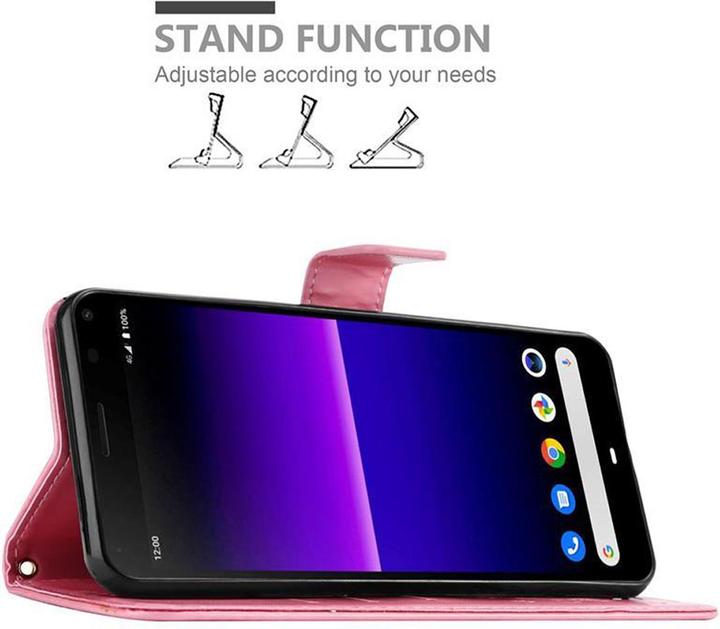 Image du produit Cadorabo Couverture du livre de fleurs (Sony Xperia 8)