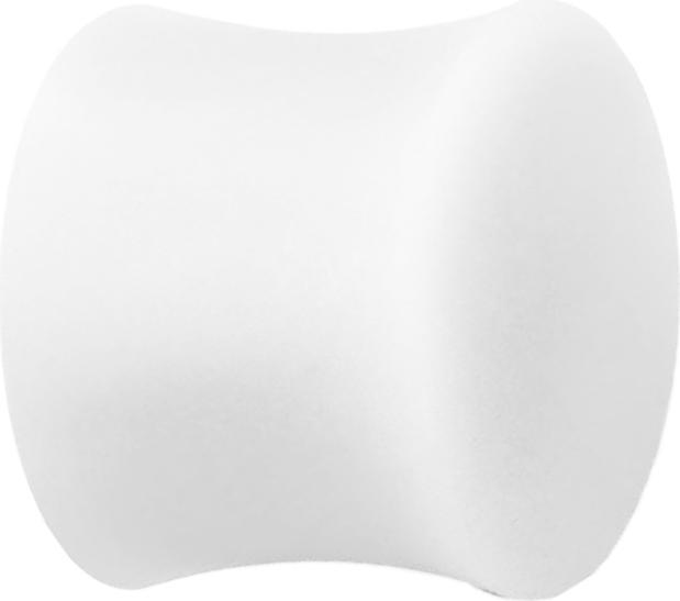 Star Piercing Flared Plug Retainer weiss (Silikon)