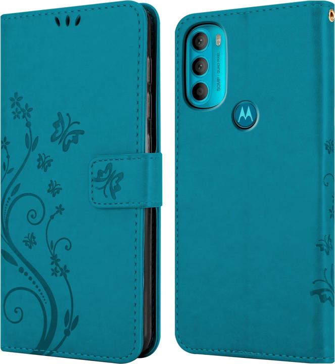Image du produit Cadorabo Pochette Flower Book (Motorola Moto G71 5G)