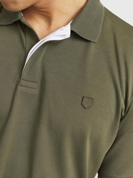 Image du produit Jack & Jones Einfarbig Hemdkragen Poloshirt Poloshirt (XXL)
