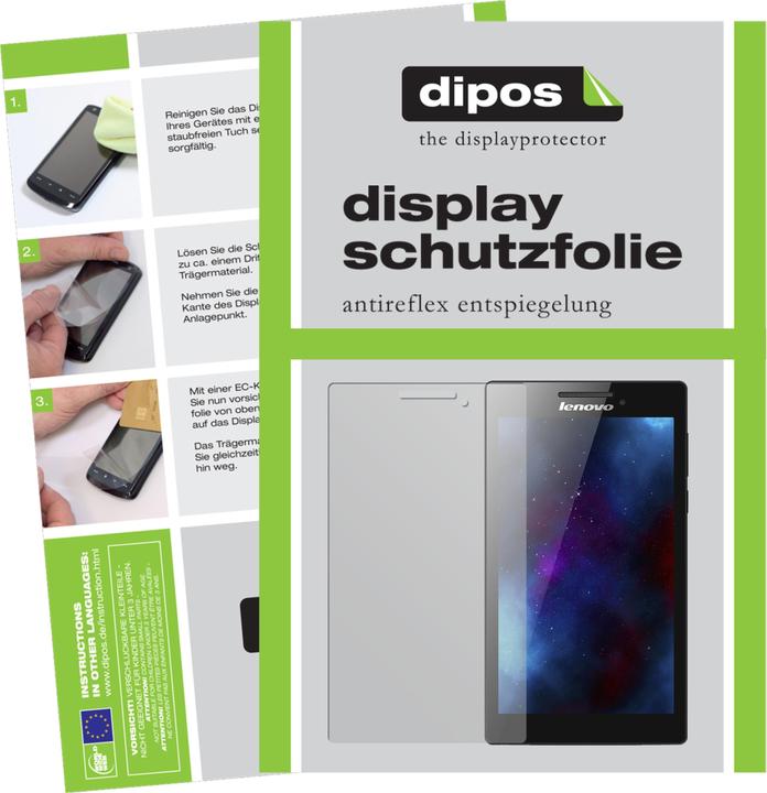 Produktbild Dipos Displayschutzfolie Antireflex (2 Stück, Tab 2 A7-10)