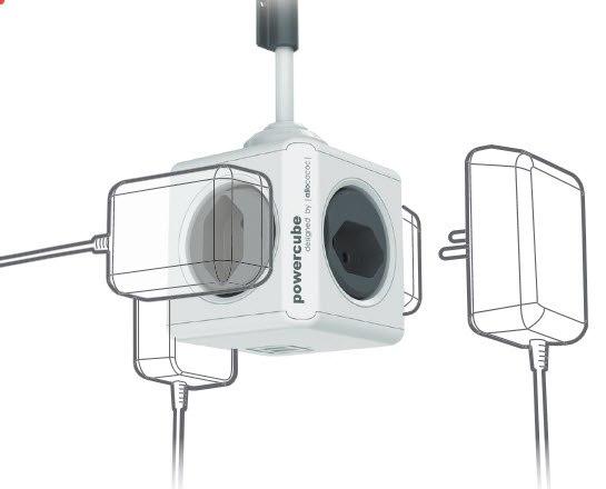 Produktbild Allocacoc PowerCube Extended USB S+ (4 x, Typ 13, USB-A, 1.50 m)
