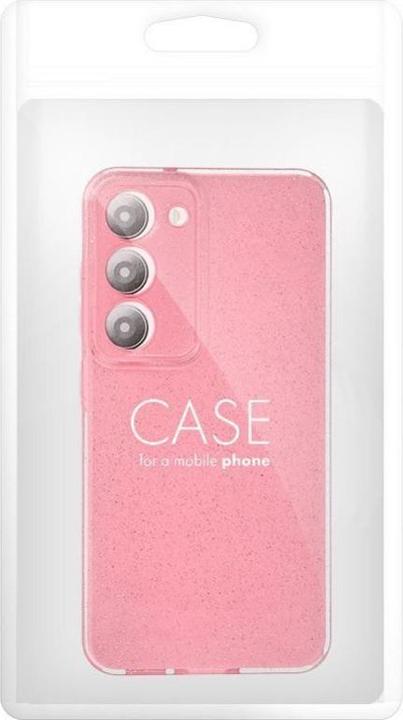 Actual product image OEM Back panel cover CLEAR CASE 2 mm BLINK for SAMSUNG S24 Plus pink (Samsung Galaxy S24+)