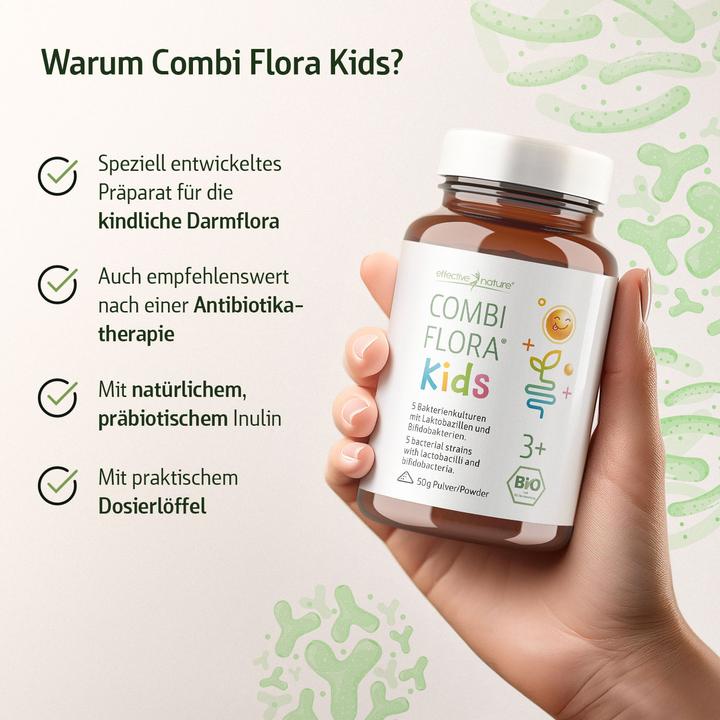 Immagine prodotto Effective Nature Combi Flora Kids in polvere (1 Pezzo/i, Polvere, 50 g)