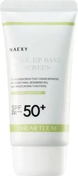 Naexy Heartleaf Make-Up Base Sonnenschutz mit Spf50, 70ml (Sonnencreme, SPF 50, 70 ml)