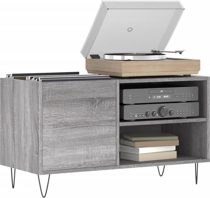 Image du produit VidaXL Plattenschrank Grau Sonoma 85x38x48 cm Holzwerkstoff