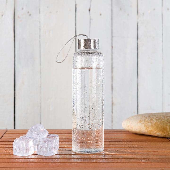 Actual product image Pearl Set of 2 drinking bottles made of borosilicate glass (0.55 l)