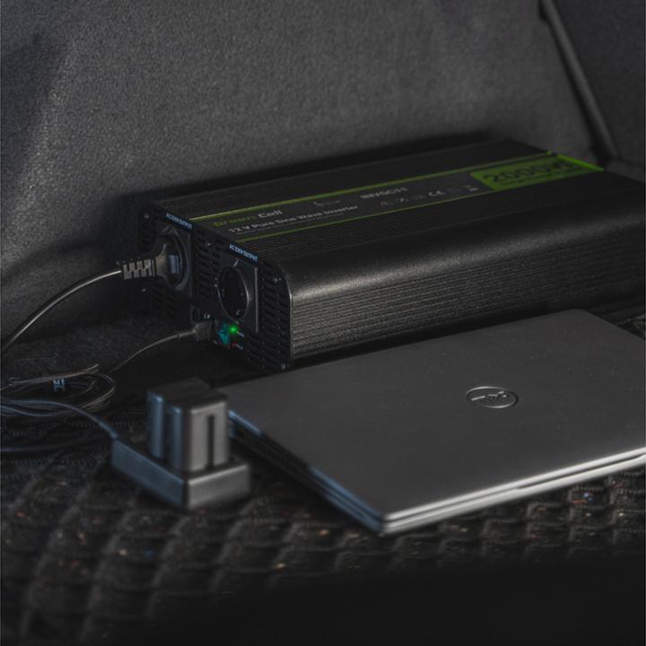Image du produit GreenCell Car Power Inverter Converter 24V to 230V 300W/600W with USB