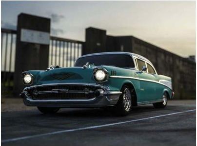 Immagine prodotto Kyosho Auto di produzione Fazer MK2 1957 Chevy Bel Air Coupé 1:10, ARTR (RTR pronto all'uso)