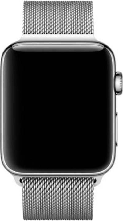 Actual product image Decoded Milanaise Traction Strap 42/44/45mm Titanium (44 mm, 45 mm, 49 mm, 46 mm, Stainless steel, Apple Watch Series 3, Apple Watch Series 2, Apple Watch Series 4, Apple Watch Series 10, Apple Watch Series 1, Apple Watch Series 5)