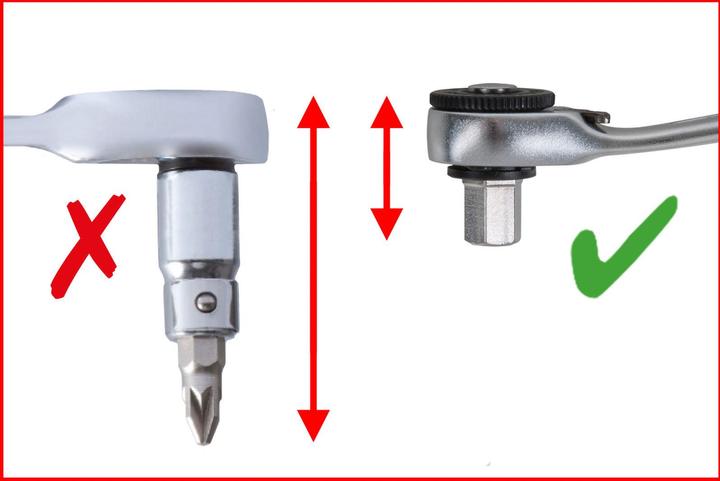 Actual product image KS Tools 1/4" + 11 mm Durchgangs-Steckschlüssel- und Bit-Satz (11 mm)