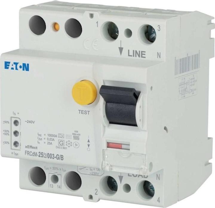Actual product image Eaton RCD FRCdM-25/2/003-G/B 25A Sensitivity G/B 300638