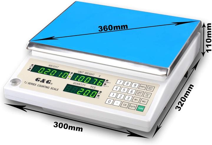 Produktbild G&G Industrie-Präzisions-Zählwaage TJ15K