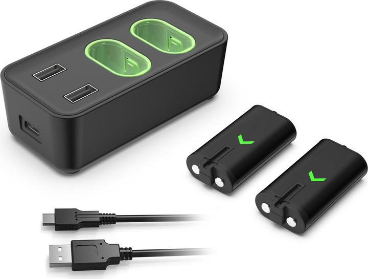 Produktbild Subsonic Dual Charger und Hub (Xbox One S, Xbox Series S, Xbox Series X, Xbox One X)