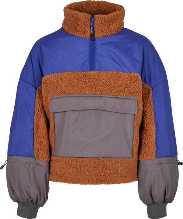 Produktbild Urban Classics Ladies Sherpa 3-Tone Pull Over Jacket (XS)
