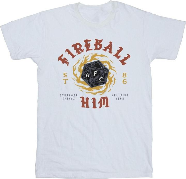 Netflix Stranger Things Fireball Dice 86 TShirt (3XL)
