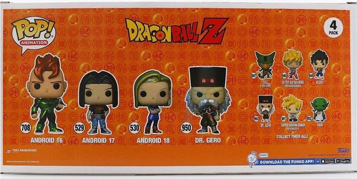 Image du produit Funko POP! Dragon Ball Z Android 16/17/18 / Dr. Gero 4PK