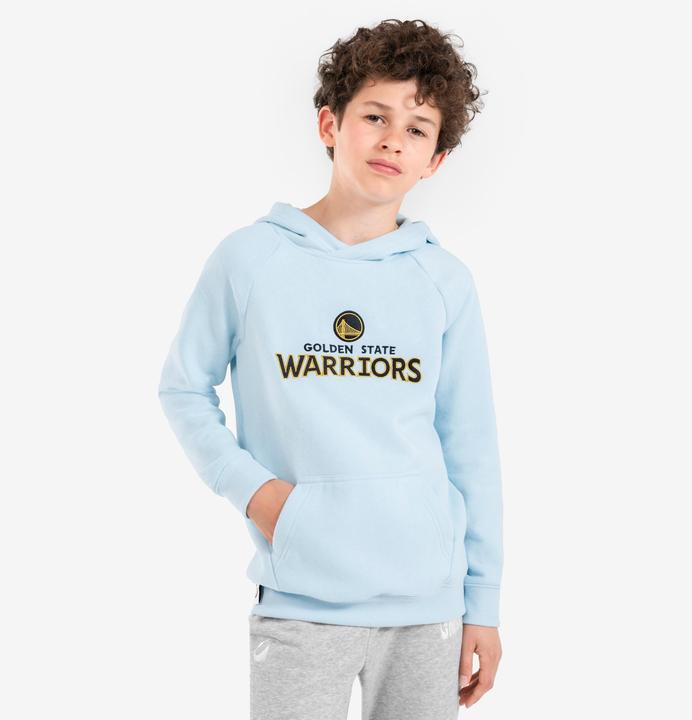 Actual product image Tarmak Kids Basketball Hoodie Golden State Warriors - Hoodie 900 NBA light blue (14, 15, 16)