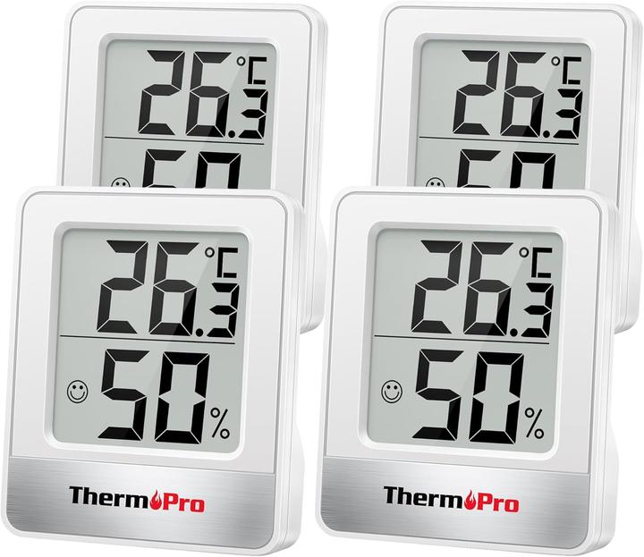 Immagine prodotto ThermoPro 4er-Set Raumthermometer TP49W-4