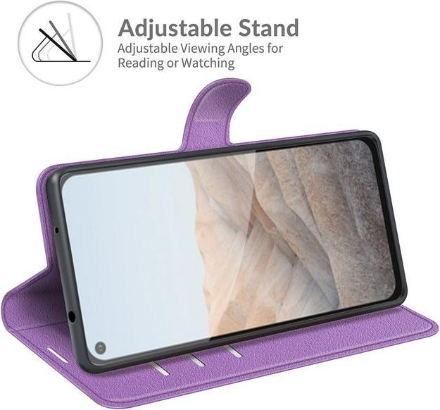 Produktbild MU Classic Litchi Leder Bookcover Series (Google Pixel 5a)