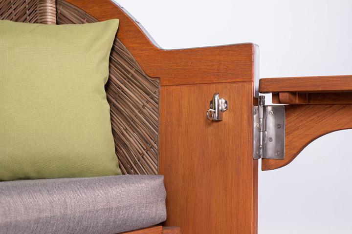 Immagine prodotto dekoVries Strandkorb Comfort XL griseum