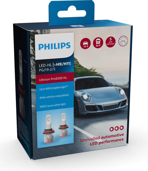Image du produit Philips Ultinon Pro9200 HL 11362U92X2 Lampes LED automobiles aux performances inégalées (H11)