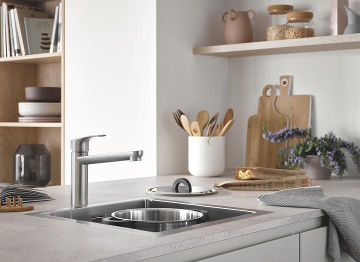 Produktbild Grohe K700 Edelstahlspüle (Unterbauspüle, 46.40 cm, 46.40 cm)