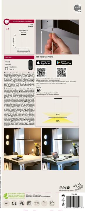 Image du produit Paulmann Lento Tunable White Bluetooth (1800 lm)