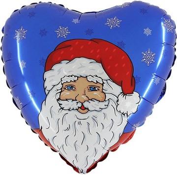Immagine prodotto Widmann Nikolaus Herz blau: Silberfolienballon