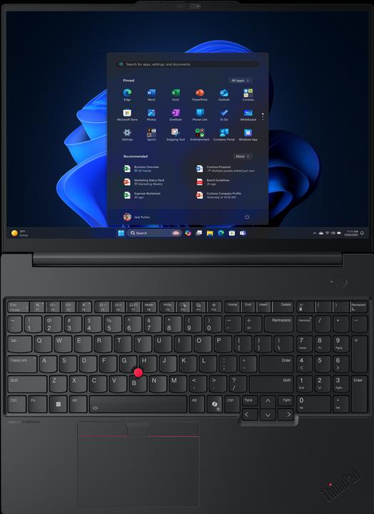 Image du produit Lenovo ThinkPad E16 G3, IntelŽ Core Ultra 5 22 (16", Intel Core Ultra 5 225U, 16 Go, 512 Go, DE)