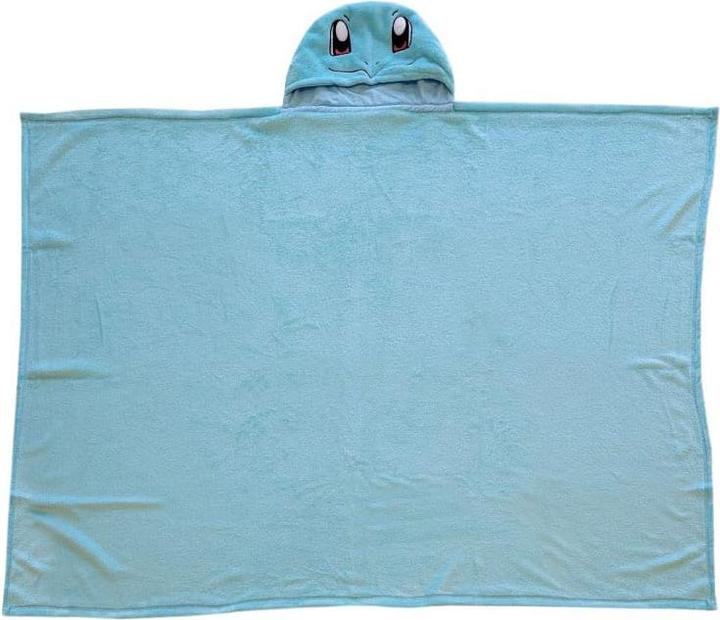 Immagine prodotto Halantex Coperta con cappuccio Pokémon Corallo Squirtle 120 x 150 cm (120 x 150 cm)