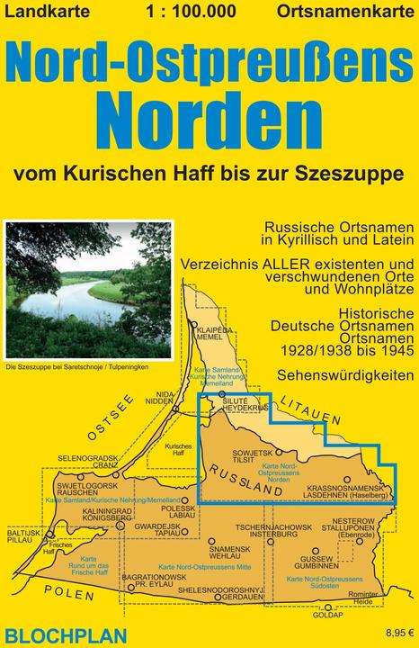 Produktbild Bloch:Landkarte Nord-Ostpreussens Norden