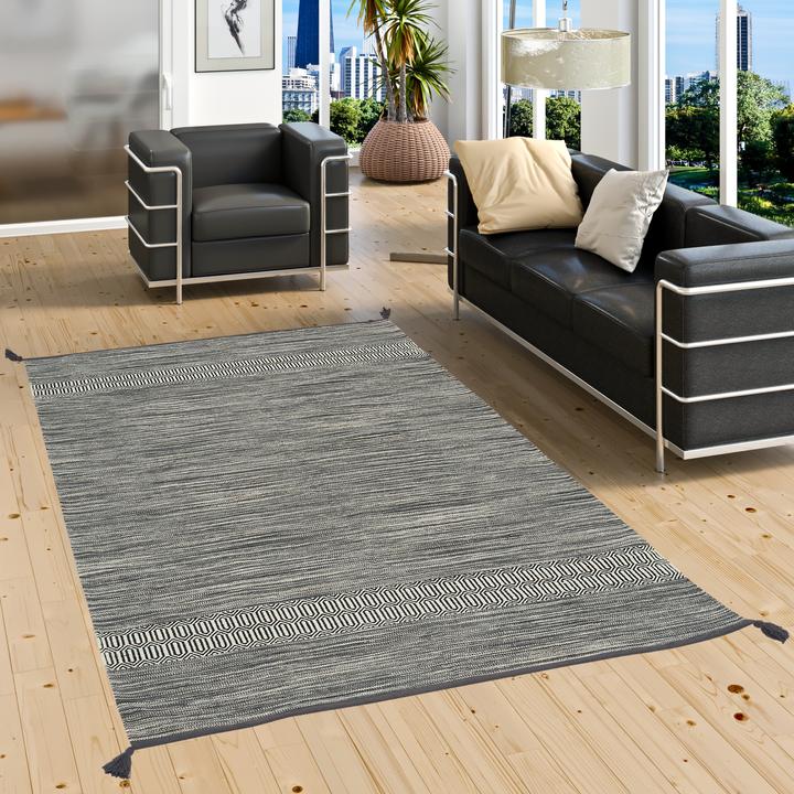 Immagine prodotto Pergamon Tappeto kilim in cotone naturale Toscana (170 x 240 cm)