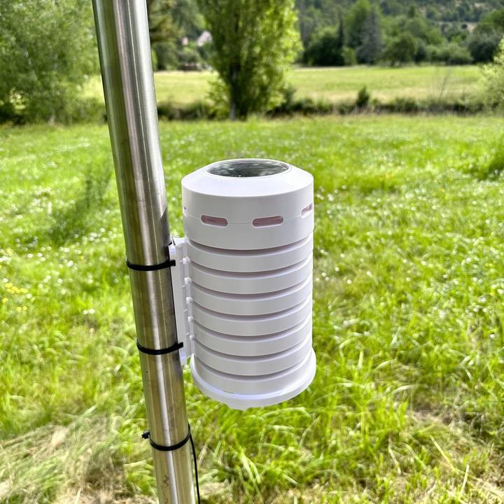 Actual product image TFA 98.1111.02 Protective cover for outdoor transmitter with solar fan Weather protection hut
