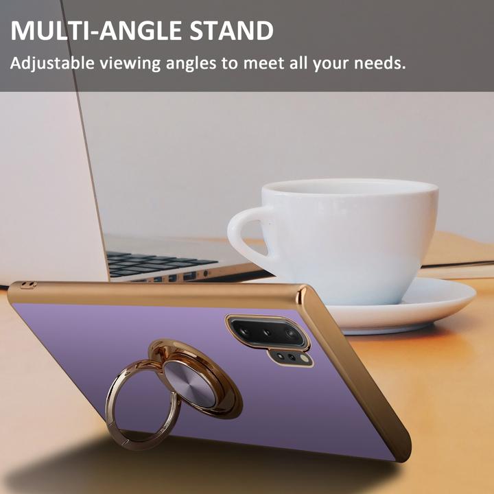 Actual product image Cadorabo Case for Samsung Galaxy NOTE 10 PLUS in TPU with camera protection and ring LM089 Style (Samsung Galaxy Note 10 Plus)