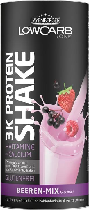 Actual product image Layenberger LowCarb.one 3K Protein Shake (Berry, 1 pcs., 360 g)