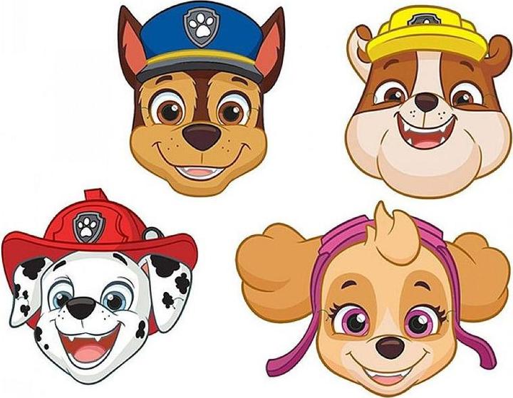 Produktbild Paw Patrol Pat Patrouille Masken
