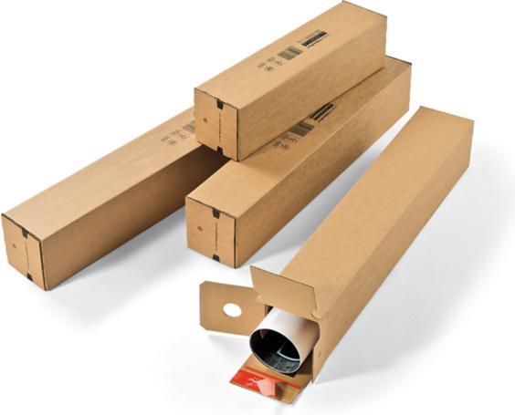 Produktbild Colompac Versandhülse 10,8x10,8x108cm braun Wellpappe (10 Stück)