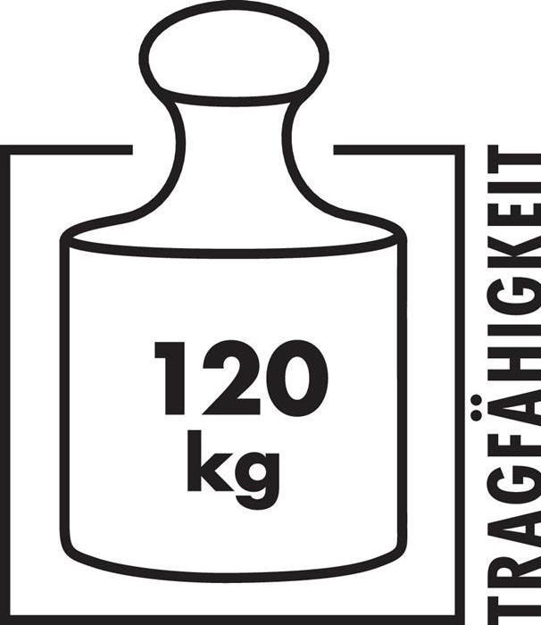 Immagine prodotto Tecwerk Arbeitsdrehstuhl Rollen Supertec schwarz Grifffarbe blau 450-600 mm