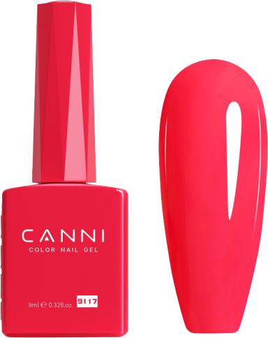 Produktbild Canni Gellack 9117 UV/LED (Erdbeer-Rot, UV-Gel Lack)