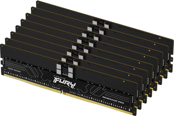Kingston Fury Renegade Pro XMP Kit da 256 GB (8 x 32 GB), DDR5, 6800MT/s, CL34, Overclockable, ECC, Intel (8 x 32GB, 6800 MHz, RAM DDR5, DIMM)
