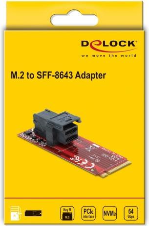 Image du produit Delock Adaptateur M2 - U2 SFF-8643