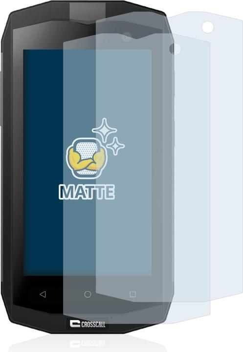 Actual product image BROTECT Anti-glare film Screen protector Matt screen protector film (2 Piece, Crosscall Trekker M1 Core)