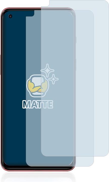 Actual product image BROTECT Anti-glare screen protector matt (2 Piece, OnePlus Nord 2)